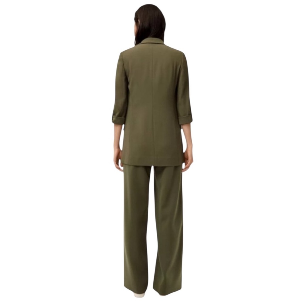 Aritzia Babaton Delos Blazer in Mossy Green Size 12 - Picture 2 of 6